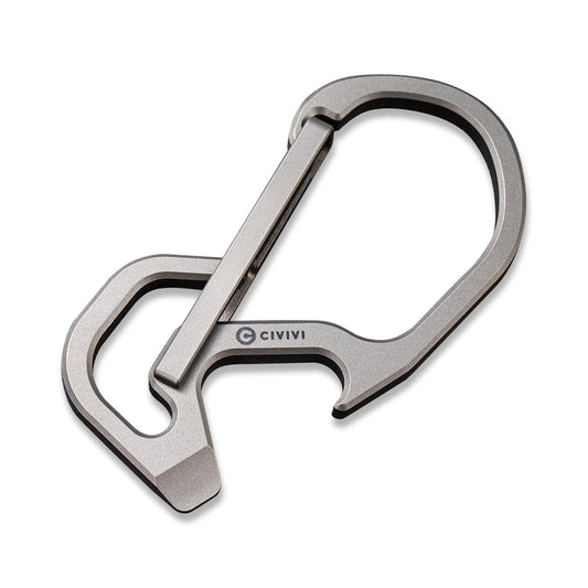 CIVIVI Click Carabiner Titanium Gray карабинер / мулти-тул (сив)