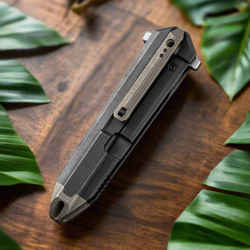 WE KNIFE Diatomic Titanium Black & Bronze сгъваем нож