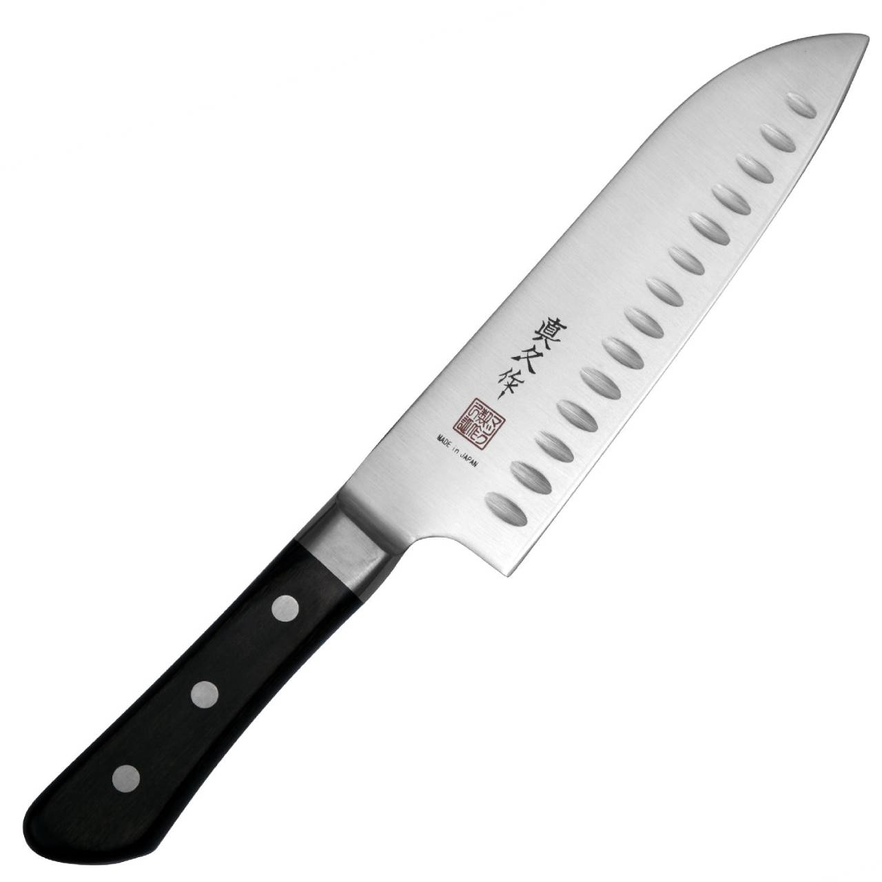 MAC Santoku Professional Mighty Series с алвеоли 17см (MSK-65)