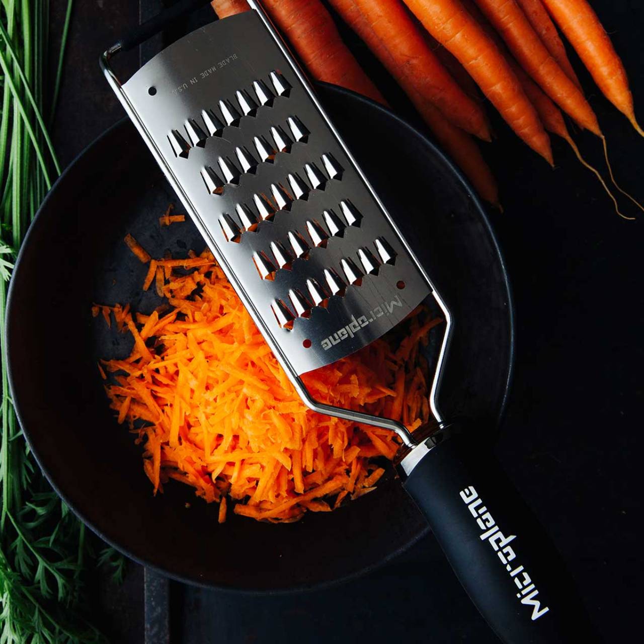 Microplane Julienne Grater, Ренде за Жулиени (черен)