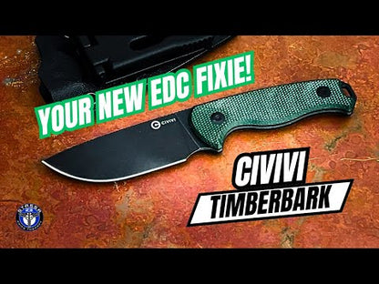 review of CIVIVI Timberbark Micarta Green